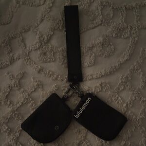 lululemon athletica Black Wristlet Set